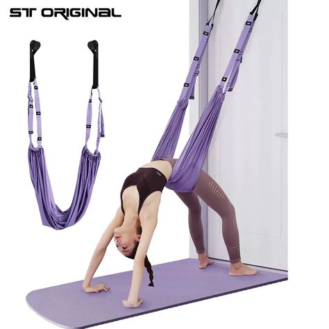 Yoga Rope, Air Yoga, Aerial Yoga Hammock, Yoga Inversions, Yoga Hammock, Aerial Hammock, Pilates Equipment, Flexibility Training, Yoga Wall