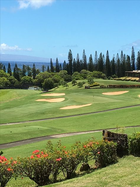 The Bay Course from our Condo     Kapalua, Maui, Hawaii Kapalua Maui, Maui, Hawaii, Golf Courses, Golf, Photography