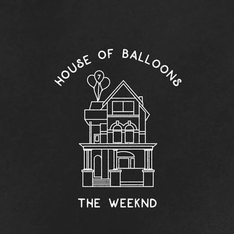 Happy 7th Birthday  House of Balloons House Of Balloons Tattoo The Weeknd, Happy House The Weeknd, House Of Balloons Tattoo, Weeknd Widgets, House Of Balloons The Weeknd, Weeknd Art, Tattoo Ideas And Meanings, The Weeknd Tattoo, Xo Tattoo