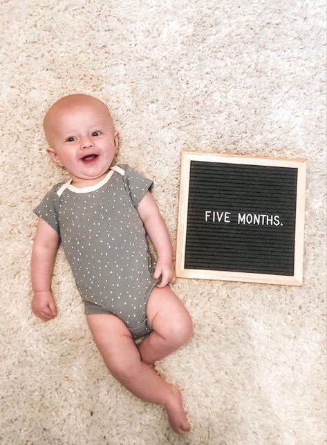 Baby milestones. Milestone pictures. Letterboard milestones. Baby monthly pictures. Monthly letterboard photos. Four months. 5 months. Baby Monthly Pictures, Monthly Milestone Pictures, Monthly Baby Pictures, Monthly Pictures, Monthly Baby Photos, Milestone Pictures, Monthly Baby, Monthly Milestone, 5 Months