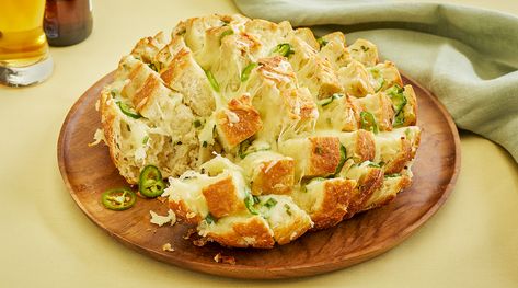 Bread Pull Apart Recipes, Jalapeno Peppers, Bacon On The Grill, Wisconsin Cheese, Pull Apart Bread, Monterey Jack, Bread Bowls, Pull Apart, Best Appetizers