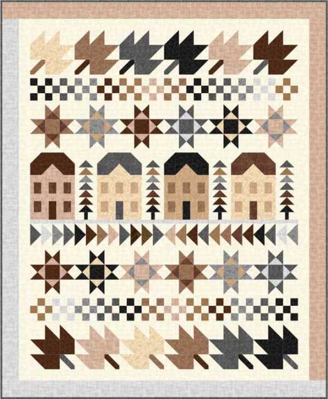 Row Quilts, Fall Quilt Patterns, House Quilt Block, House Quilt Patterns, Row Quilt, Medallion Quilt, Sampler Quilts, Mystery Quilt, Modern Quilting