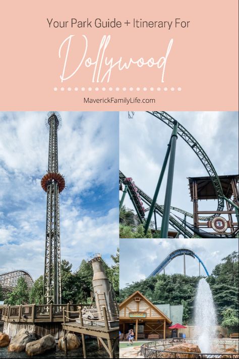 An itinerary for Dollywood Dollywood Park Itinerary, Dollywood Christmas, Dollywood Park, Smoky Mountain Christmas, Park Plan, Smokey Mountains Vacation, Mountains Vacation, Silver Dollar City, Great Wolf Lodge