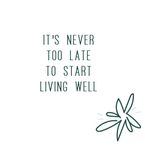 Stop excuses and life circumstances keep you from making healthy living a priority Can't workout 4-5 days a week...how about 3-4 or even 1-2? Can't get in 10-15K steps a day...aim for 6-8K! Can't seem to get a handle on an early dinner...start with breakfast or lunch or both! Remember that something is better than nothing because it's never too late to start living well! If You Dont Make Time For Your Wellness, Rest Is Productive Quote, Importance Of Rest Days Fitness, It’s Never Too Late To Start Again, Don’t Get So Busy Making A Living, Wellness Wednesday, Never Too Late, Living Well, Healthy Living