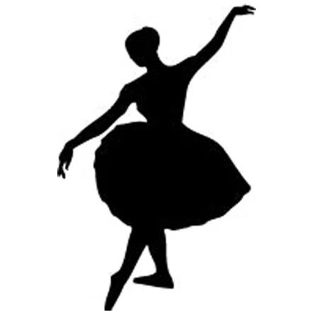 Wallhogs Ballerina SilhouetteWall Decal | Wayfair Doll Dress Form, Ballet Silhouette, Ballerina Silhouette, Ballet Art, Baby Projects, Dance Studio, Girls Room, Girl's Room, Wall Decal