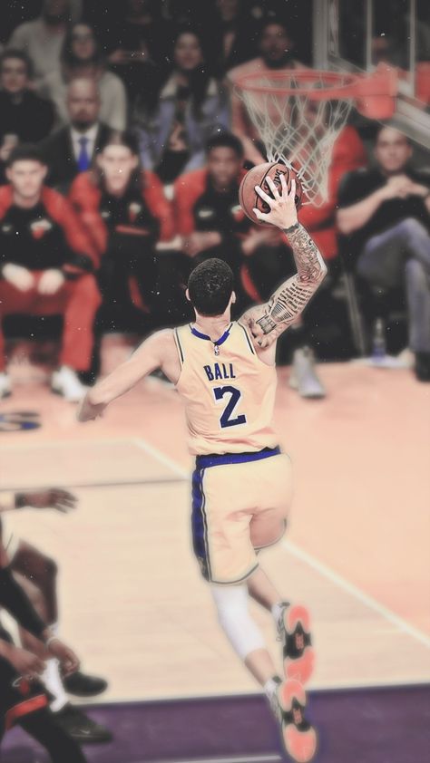 Lonzo Ball Wallpaper Lonzo Ball Wallpaper, Proving People Wrong, Ball Brothers, Showtime Lakers, Basketball Background, Ball Wallpaper, Basketball Photos, Lonzo Ball, Nba Art