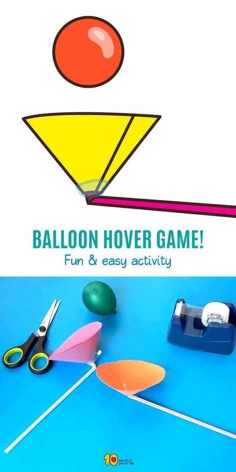 Balloon Hover Game - Science for Kids Science Games For Kids, Science Experiments For Kids, Science Games, Experiments For Kids, Kids Pop, Steam Activities, Science Activities For Kids, Preschool Science, Science Experiments Kids