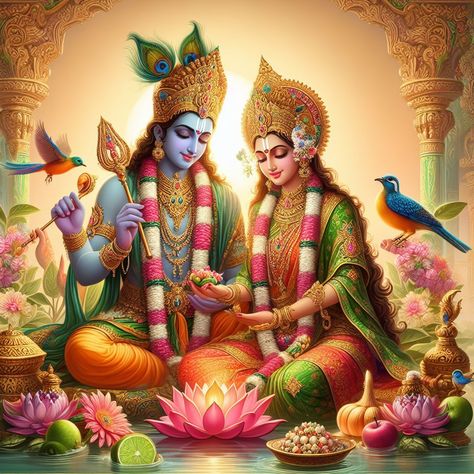 Krishna Vivah, Vivah Images, Tulsi Vivah, Lakshmi Narayan, Shri Radhe, Krishna Bhagwan, Radha Krishna Images, Web Story, Lord Vishnu