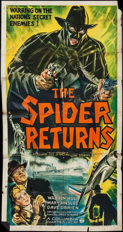 Horror Film Posters, Action Poster, Mystery Movies, Doc Savage, Pulp Detective, Modern Physics, Old Movie Posters, B Movies, Best Movie Posters