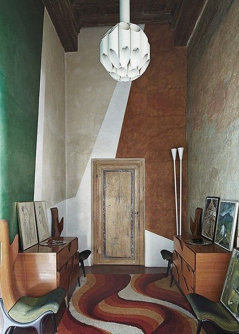 Roberto-Baciocchi-Eclectic-Home-EclecticTrends Interior Minimalista, Tuscan House, Gio Ponti, Tuscan Style, Design Del Prodotto, Hem Design, Eclectic Interior, Boho Interior, Eclectic Home