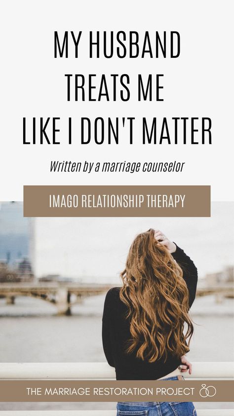 Do you feel your spouse doesn't value your input, contributions and opinion? In this post we explore your options for addressing the issue if you're feeling ignored or devalued by your spouse. As marriage counseling professionals of nearly two decades, we can help you assess the situation, gain clarity & help you decide on the next steps. | The Marriage Restoration Project | Marriage help | Marriage advice Seperation Marriage, I Dont Matter, Marriage Counseling Questions, Feeling Ignored, Marriage Restoration, Intimacy Issues, Marriage Issues, Marriage Therapy, Marital Counseling