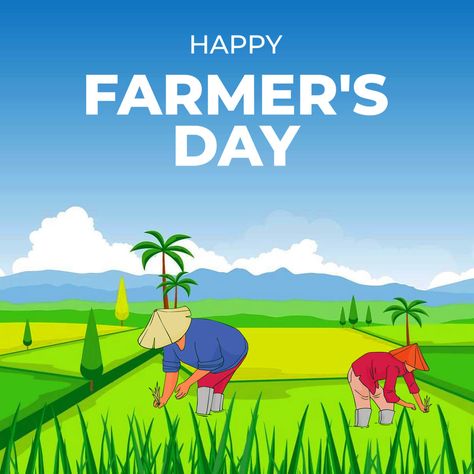 Farmer's Day, Farmers Day, Man Clipart, Design Image, Vector Design, Farmer, Clip Art, Movie Posters, Design