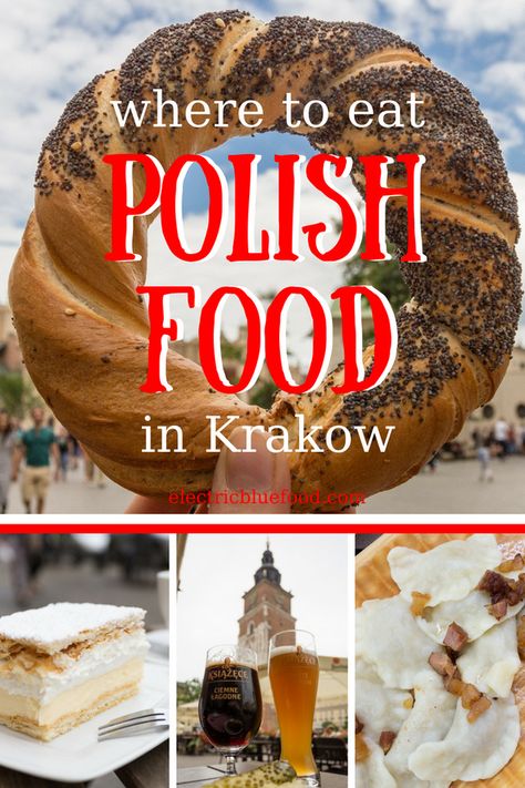 Explore with me the restaurants where you can sample authentic Polish food in Krakow. These are all places I recommend because I used to eat there when I was an expat in Krakow. Krakow Food, Poland Vacation, Krakow Travel, Poland Food, Eastern European Recipes, Visit Poland, Polish Food, Poland Travel, Krakow Poland