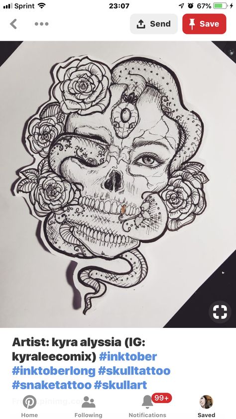 Medusa tattoo Medusa And Skull Tattoo, Skull Medusa Tattoo, Medusa Skull Tattoo, Medusa Sleeve, Medusa Hand Tattoo, Tatto Designs, Small Skull Tattoo, Half Sleeve Tattoo Stencils, Skull Tattoo Flowers