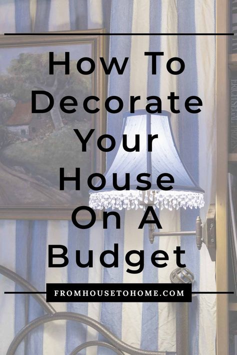 Easy DIY Home Decorating Ideas On A Budget | Home Decor Ideas House Decor On A Budget, Cost Home Decor, Make Your House Look Expensive, Budget Inspiration, Look Expensive On A Budget, House On A Budget, Deck Makeover, Budget Interior, Sewing Room Storage