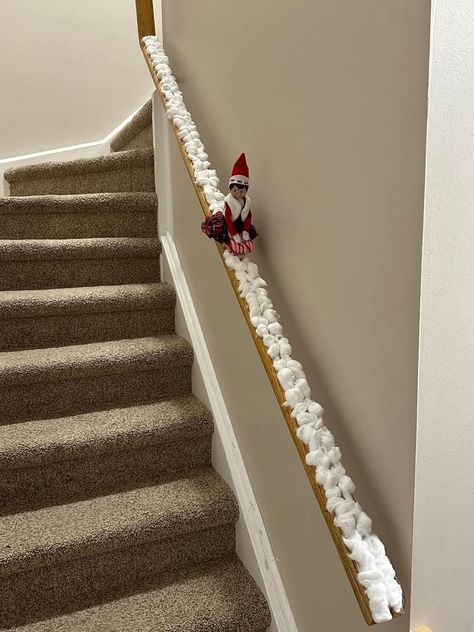 Elf Rock Climbing, Elf On A Shelf Ideas, Elf Ideas, Elf On A Shelf, Elf On The Shelf Ideas, Shelf Ideas, Rock Climbing, On The Shelf, A Shelf