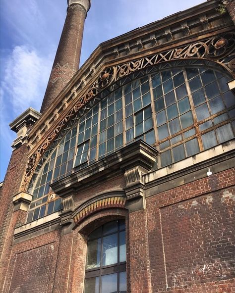 Victorian Workshop, Strange Gods, Factory Exterior, Garage Business, Victorian Industrial, Victorian Street, Architecture Industrial, Factory Architecture, Old Warehouse