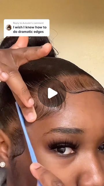 CALI on Instagram: "Step-to-step tutorial on how to do your edges 🥰.. Practice equals perfection. So, SAVE & KEEP TRYING until you’re in love with your results 🤍  Let me know if this was helpful & send this to someone who may benefit from this video 🩶  Save this to always come back to it when you need it 🤍  Edge Control: @cbsbeautyuk  - - - - - Follow @calistaboamah for all things hair, beauty, lifestyle and more 🤍  #reels #blackhairstyles #hairtutorial #blackhaircare #blackgirlhairstyles #naturalhair #naturalhairstyles #type4hair #4chair #4bhairstyles #contentcreator #contentmarketing #contentstrategy #naturalhaircommunity #naturalhairjourney #contentideas #contentmarketingtips #edges #edgestutorial #edgeslayed #edgecontrol #blackgirlhairstyles #explorepage #type3hair" Slick Edges Hairstyles, Cute Simple Edges, Doing Edges Hair, Edges For Slick Back Bun, Ponytail Edges Hairstyles, How To Do Slick Back Edges, How Do You Do Edges On Hair, Layed Edges Hairstyles, Heart Shaped Edges Hair