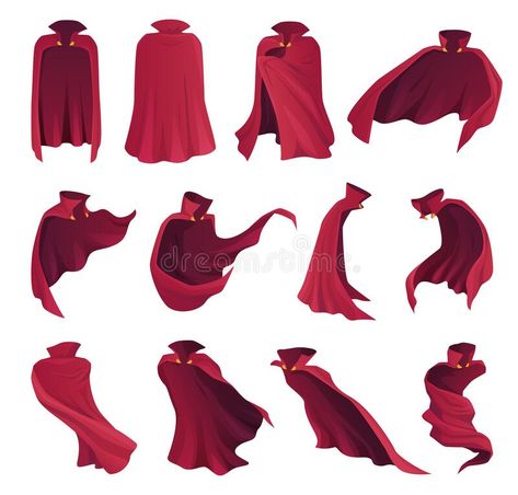 Cloak Drawing Reference, Cloak Drawing, Vampire Cape, Cape Designs, Fashion Design Sketches, Drawing Poses, Art Clothes, Art Reference Photos, Design Sketch