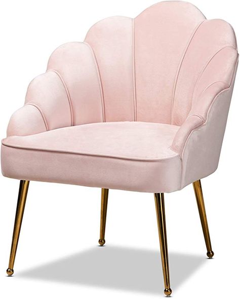 Pink Velvet Fabric, Mid Century Modern Vanity, Glider And Ottoman, Studio Chairs, Fabric Accent Chair, Upholstered Accent Chairs, Ball Caps, Baxton Studio, Velvet Armchair