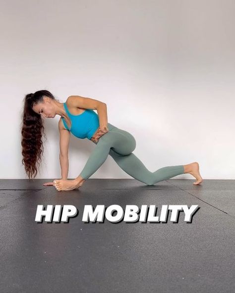 Nina Strojnik on Instagram: "HIP MOBILITY 😍 - Lunge hip circles outside - Lunge rotation towards back leg - Squat internal and external hip rotation - Side to side low lunge If you want to improve hip mobility JOIN my 2 months Mobility program. CLICK the link in my BIO for more info.🔥 . . . . . #splits #splitsprogress #splitstraining #middlesplits #middlesplit #frontsplits #frontsplit #sidesplit #flexibility #flexibilitytraining #flexibilitygoals #mobility #mobilitytraining #mobilitywod #mobilityexercises #mobilitywork #hipopeners #hipopening #hipmobility #hipflexors #pancakestretch #flexibilityprogress #stretchingexercises #stretching #yoga #yogaflexibility #yogasplits #straddle #yogaposes #yogaeverywhere" External Hip Rotation, Mobility Program, Low Lunge, Middle Splits, Flexibility Training, Hip Mobility, Mobility Exercises, Hip Openers, Yoga For Flexibility