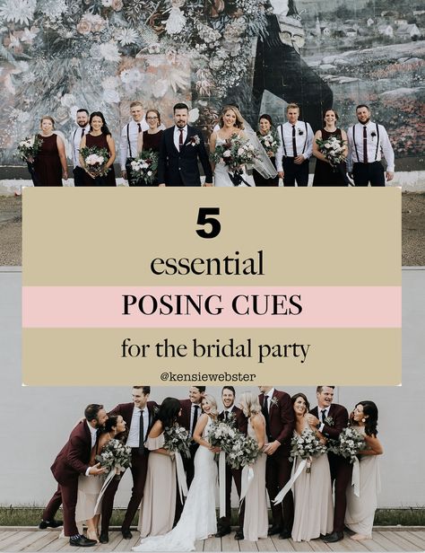 Bridal Party Family Photos, Bridal Party Prompts, Bridal Party Pose Ideas, Bridal Party Photo Prompts, Wedding Party Photo Prompts, Wedding Party Poses Group Shots, Wedding Party Portraits, Bridal Party Portraits, Wedding Poses For Bridal Party