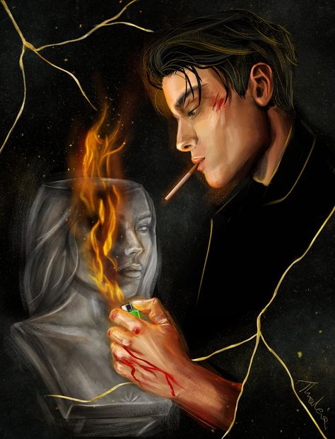 Nathaniel & Victoria author: @thhaleia Start A Fire Pizgacz, Hell Trylogy, Trylogia Hell, Book Fanart, Start A Fire, A Fire, Fan Art, On Twitter, Books