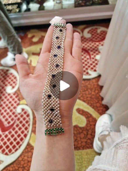 Elaine Liu on Instagram: "Antique Sapphire/emerald/natural pearl platinum bracelet.
 #antiquejewelryaddiction  #jewelryofinstagram#emeraldrubysapphire #naturalpearl #georgian" Platinum Bracelet, April 4, Fashion Wishlist, Natural Pearl, Platinum, Emerald, Sapphire, Bracelet, On Instagram