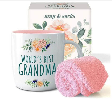 Triple Gifffted Grandma Gifts from Grandkids - Best Grandma Ever Coffee Mug and Socks, Great Gift from Grandson Granddaughter, Grandchildren, Greatest Grandparents, Mothers Day New Grandparent Gifts, Best Grandma Ever, Grandmother Birthday, Best Grandma, New Grandparents, Christmas Gifts For Grandma, Grandma Mug, Grandma Birthday, New Grandma