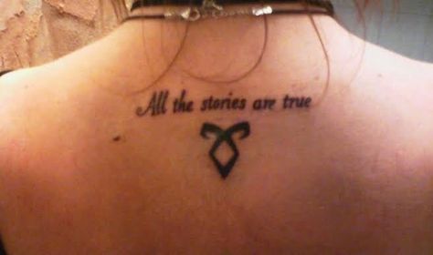 Angelic rune tattoo Tatuagem Percy Jackson, Divergent Humor, Angelic Power Rune, Clary Und Jace, Fandom Tattoos, Insurgent Quotes, Bookish Tattoos, Divergent Quotes, Literary Tattoos