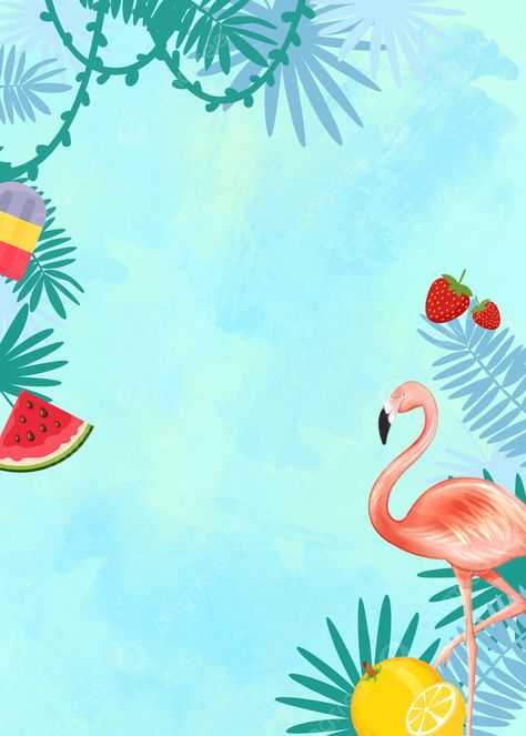 Flamingo Background, Flamingo Birthday Invitations, Flamingo Watercolor, Summer Flamingo, Flamingo Wallpaper, Background Summer, Fiesta Tropical, Flamingo Birthday, Wallpaper Photos