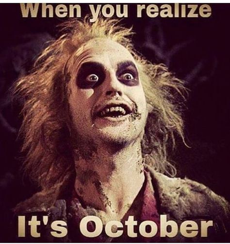 Beetlejuice "October" Quote ♡♥♡♥♡♥ #quotes #Halloween #movies #film #Beetlejuice Beetlejuice Michael Keaton, Barnabas Collins, Happy Halloween Pictures, Beetlejuice Movie, Beetlejuice Halloween, Halloween Memes, Beetlejuice Beetlejuice, Tim Burton Films, Funny Horror