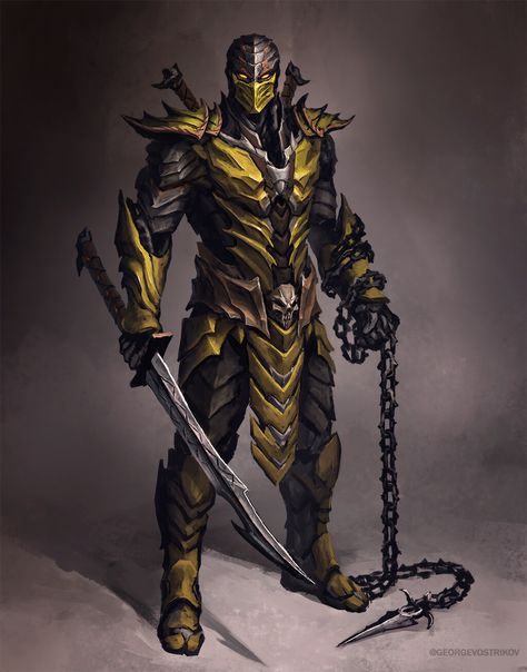 Scorpion Armor, Guerriero Samurai, Ewolucje Eevee, Scorpion Mortal Kombat, Claude Van Damme, Mortal Kombat Characters, Gato Anime, Mortal Kombat Art, Monster Concept Art