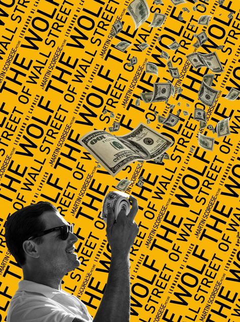 Wolf Of The Wall Street, Cool Movie Posters, The Wolf Of Wallstreet, Wall Street Movie, Street Poster, The Wolf Of Wall Street, Wall Street Art, Film Posters Art, Movie Wall Art