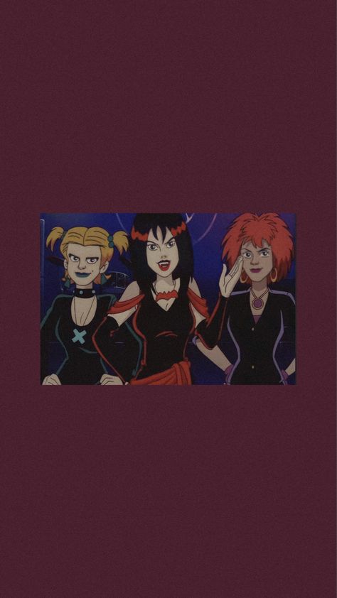 Scooby Doo, Scooby-Doo! and the Witch's Ghost, 1999, Shaggy, Velma, Fred, Daphne, Scooby, Mystery Machine, Hex Girls, Witch, Vampire Scooby Doo Wallpaper Halloween, Scooby Doo Wallpaper Aesthetic Vintage, Hex Girls Wallpaper Iphone, Scooby Doo And The Witch's Ghost, Hex Girls Wallpaper, Scooby Doo Aesthetic Wallpaper, Hex Girls Aesthetic, Scooby Doo Halloween Wallpaper, Pastel Goth Background