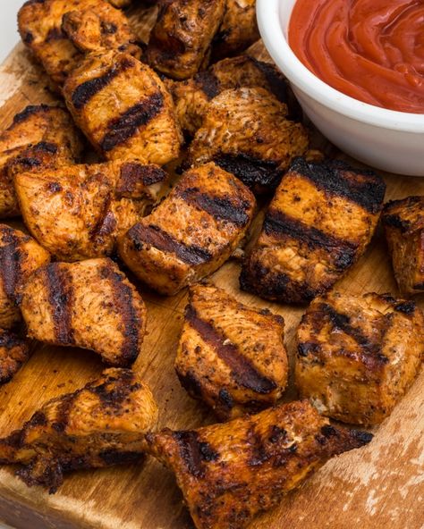 Oven Grilled Chicken Breast, Grilled Chicken Nuggets Recipe, Grilled Chicken Nuggets, Oven Grilled Chicken, Creative Salads, Brine Chicken Breast, Healthy Chicken Nuggets, Chicken Recipes For Kids, Homemade Chicken Nuggets