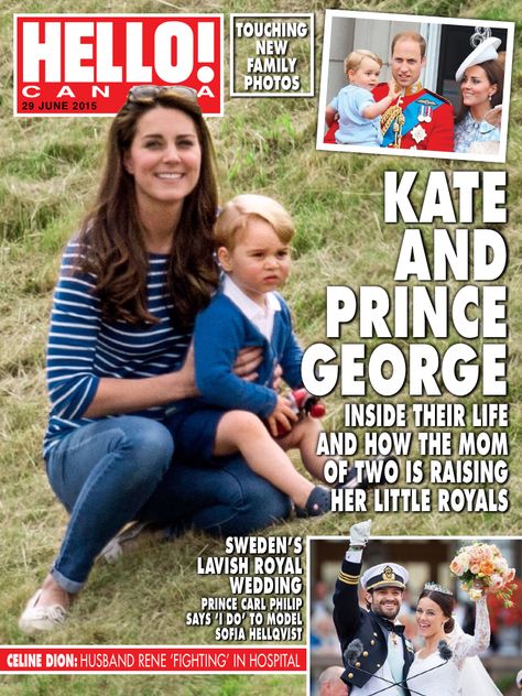 Hello! Canada Magazine: June 29, 2015 Issue. Big White Wedding, 1950s Film, Shortland Street, Brooke Williams, Ben Mitchell, Bride Looks, Real Life Mermaids, Royal Family Trees, Touching Photos