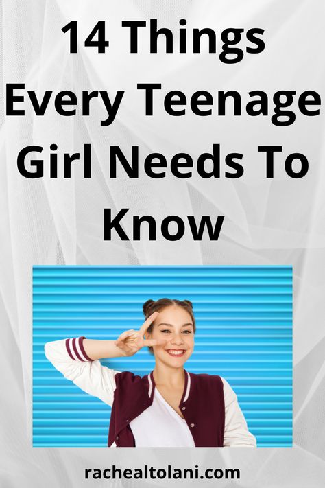 These are some of the things every teenage girl needs to know in order to be confident, successful, and happy. Just Teenage Things, Being A Teenage Girl, Every Teenagers, Beauty Tips For Face, Positive People, Diy Hair Care, Girl Attitude, Be Confident, Girl Needs