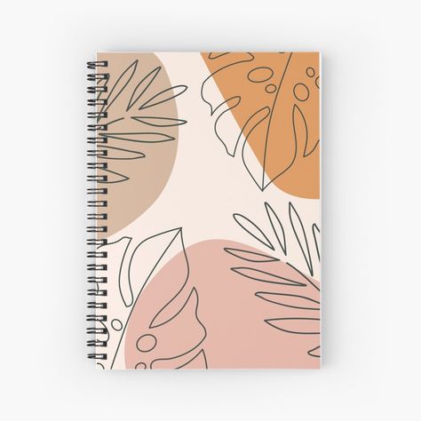 Nature Notebook Cover, Minimalist Notebook Cover Design, Design For Notebook Cover, Diy Notebook Cover Aesthetic, Cool Notebook Covers Design, Diary Cover Design Diy, Cute Diary Covers, Front Cover Design Notebook, Notebook Art Cover