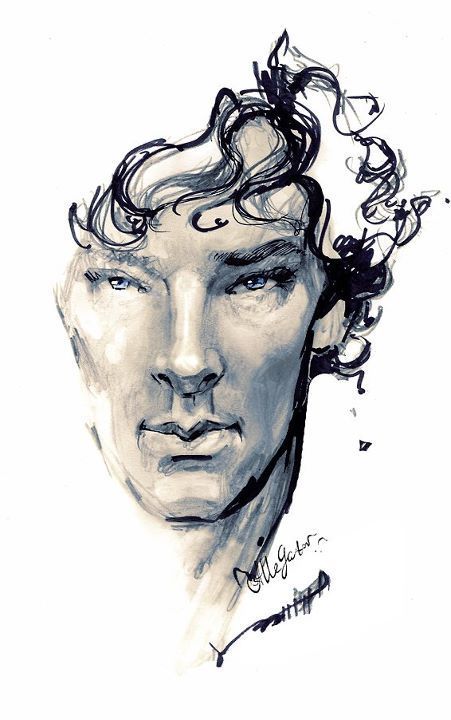 Sherlock fanart. Sherlock Art, Mrs Hudson, Sherlock Fanart, Sherlock Fandom, Crochet Geek, Andrew Scott, John Watson, Johnlock, Martin Freeman