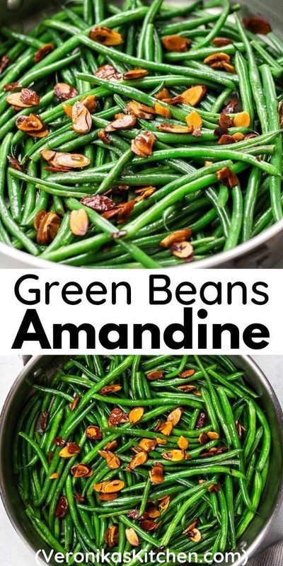 Green Beans Almondine, Beans With Bacon, Thanksgiving Side Dishes Easy, Green Beans With Bacon, Sauteed Green Beans, Meat Dinners, Holiday Meal, Fresh Green Beans, Green Bean Recipes