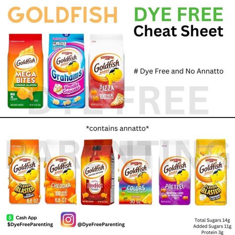 Snacks Without Red Dye, Dye Free Cheat Sheet, Red Dye 40 Free Foods, Red Dye Free Foods For Kids, Foods With Red Dye 40 List, Dye Free Kid Snacks, Red Dye 40 Free Foods For Kids, Dye Free Foods For Kids, Archers Food