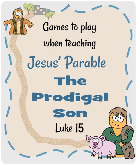 Prodigal Son Preschool Activities, The Lost Son Craft Preschool, The Lost Son Bible Story, Parable Of The Prodigal Son Activities, Prodigal Son Craft Sunday School, Parable Of The Prodigal Son Craft, Luke 15 11 32 Prodigal Son Craft, Prodigal Son Object Lesson, Prodigal Son Preschool