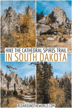 On your next black hills road trip, make sure you hike the Cathedral Spires Trail on the Needles Highway. The Cathedral Spires trail is moderate and dramatic. South Dakota hikes | south Dakota road trip | black hills road trip | black hills south Dakota hikes | black hills hikes | cathedral spires south Dakota | cathedral spires trail | hiking south Dakota | south Dakota vacation | south Dakota travel | custer state park hikes Cathedral Spires South Dakota, South Dakota Outfits Summer, Needles Highway, Traveling America, Black Elk, Solo Hiking, South Dakota Road Trip, South Dakota Vacation, South Dakota Travel