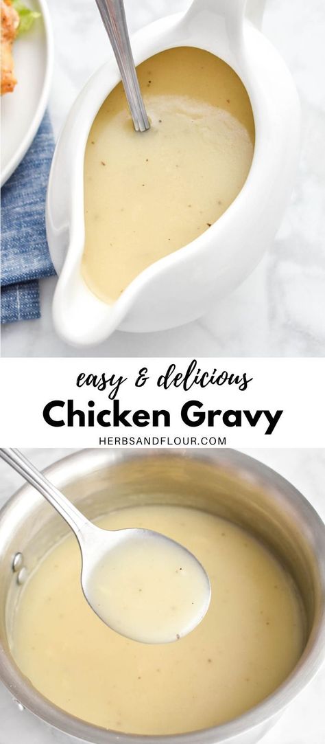 Chicken Gravy No Drippings, Kfc Gravy Recipe, Easy Chicken Gravy, Flour Gravy, Best Gravy Recipe, Kfc Gravy, Homemade Chicken Gravy, Egg Yolk Recipes, Leftover Gravy