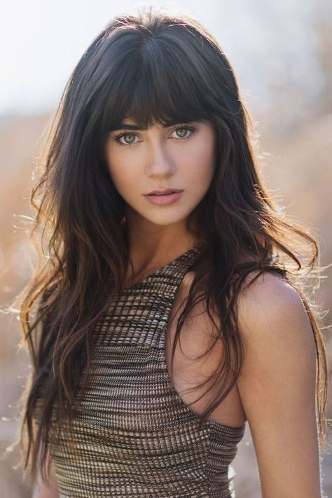 Hairstyles For Women Over 30 Very Long With Bangs Long Hair And Bangs, Long Haircuts With Bangs, Layered Hair With Bangs, Stella York, Hair Styles 2017, Sharon Stone, Grace Loves Lace, Long Hair With Bangs, Short Hairstyle