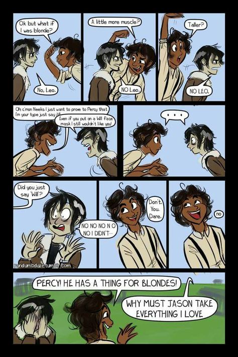 this is adorable!! The Kane Chronicles, Percy Jackson Comics, Zio Rick, Rick Riordan Series, Percy Jackson Ships, Frank Zhang, Will Solace, Dibujos Percy Jackson, Jason Grace