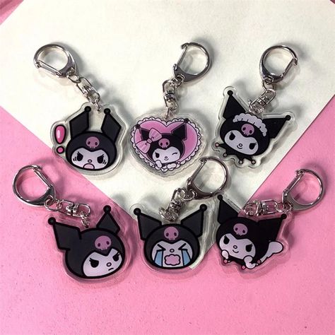 Kuromi Gifts, Kuromi Merch, Kuromi Items, Kuromi Accessories, Hello Kitty Merch, Kuromi Things, Kuromi Stuff, Kuromi Room, Kuromi Keychain