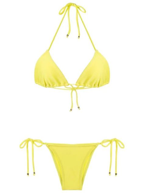 Amir Slama triangle-cup bikini Yellow Bathing Suit, Hawaii Trip, Quiet Life, Be Mindful, Thirty One, Outer Banks, Try On, Bathing Suit, Dream Closet