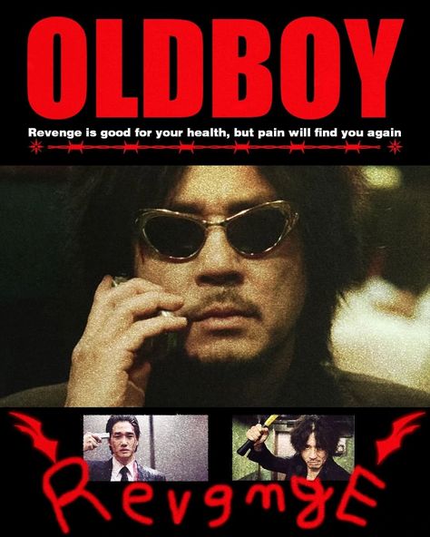 OLDBOYR E V E N G E Poster concept ⚡ #oldboy #movie #revenge #design #poster #art Oldboy Movie, Film Poster Design, Film Poster, Revenge, Poster Art, Poster Design, Film, Quick Saves, Design